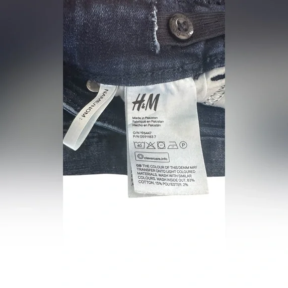 Slim Blue Jeans with Distressed Details - Picture 4 of 8